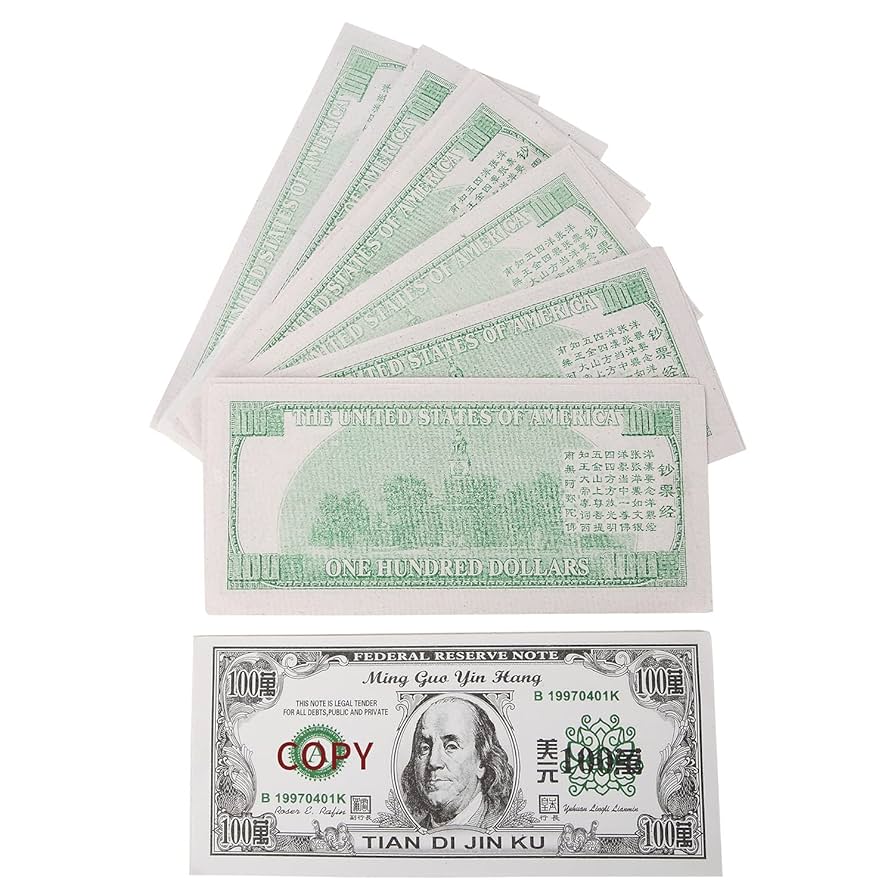 Amazon.co.jp: CKBYHYG 偽のお金 100枚 小道具のお金 100ドル札